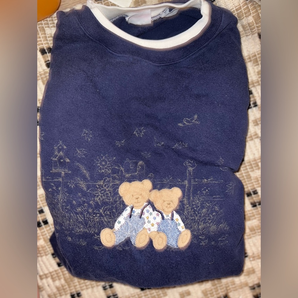 Vintage Bobbie Brooks Teddy Bear Sweater